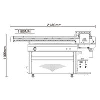 Hoge snelheid UV vlakbedprinter multifunctionele 9060 digitale inkjetprinter voor glas, hout, acryl en metaal