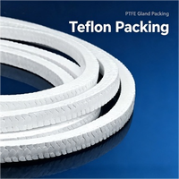 HS8631 Packing PTFE Murni Tahan Korosi untuk Pompa, Katup, Pengaduk, Layanan Kecepatan Rendah Tekanan Rendah