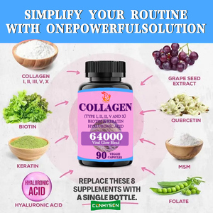 Oem quan trọng Glow Blend 6400 Collagen viên nang hiệu quả tóc da móng tay doanh hỗ trợ sức khỏe thảo dược bổ sung - Product Image 3