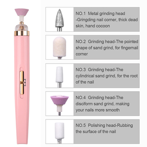 Perceuse électrique pour ongles, manucure pédicure, stylo meuleuse électrique en céramique - Product Image 6