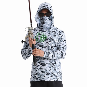 Camisa <span class=keywords><strong>de</strong></span> Pesca con Capucha Desmontable y Protección Facial Completa <span class=keywords><strong>de</strong></span> Seda Helada, Bloqueador Solar UV <span class=keywords><strong>para</strong></span> <span class=keywords><strong>Nariz</strong></span> y Cuello, Ideal <span class=keywords><strong>para</strong></span> Pesca en Barco y Orilla, Cero Riesgo <span class=keywords><strong>de</strong></span> Quemaduras Solares - Product Image 5