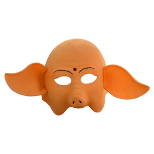 หน้ากากซุนหงอคง ลาเท็กซ์ ลายเสือตะวันตก ปีศาจกระทิง หมูบาจิ  ทำมือ 100% สำหรับการแสดง - Product Image 2