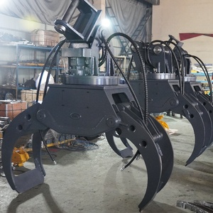 Graafmachine Hout Grijper Bevestiging Voor Boomstammen Hout Bosbouw Cat320 - Product Image 6