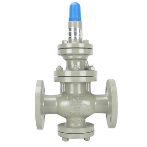 Vanne de réduction de pression à bride Songjiang Y43H-25C DN50 en acier moulé, type piston piloté pour chaudière à vapeur - Product Image 1