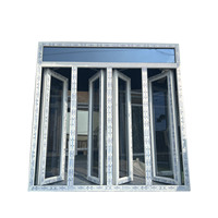 Fenêtre à battant moderne triple vitrage PVC insonorisée de haute qualité, personnalisable pour maison, appartement, école