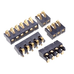 Spring Compression <strong>Contact</strong> 2.5 mm Pitch 2 3 4 5 6 Pin Female Male SMD Lithium Battery Connectors Power Charge - Product Image 1
