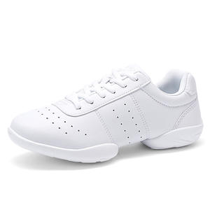 Zapatos de Baile y Animación para <span class=keywords><strong>Mujer</strong></span>, Transpirables, Impermeables, Ligeros, con Cierre de Cordones, Blancos y Negros, para Entrenamiento en el Campus - Product Image 5