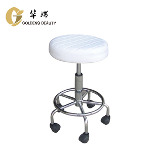 Venta al por mayor de pelo salón de <span class=keywords><strong>peluquería</strong></span> taburete redondo de <span class=keywords><strong>la</strong></span> PU giratoria StylingChair - Product Image 1