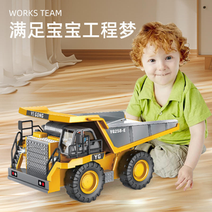 Excavatrice RC en alliage 2,4 GHz à 9 canaux, jouet télécommandé, <span class=keywords><strong>camion</strong></span> de <span class=keywords><strong>chantier</strong></span> avec musique et sons, ensemble de construction RC - Product Image 6