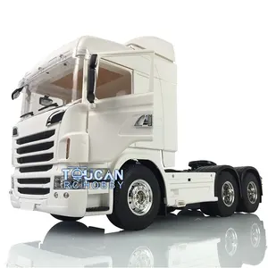 TOUCAN RC Midtop 3 akslar 1/14 araba kamyon uzaktan kumanda traktör R730 yan etek Motor açık oyuncaklar yetişkinler için THZH0638