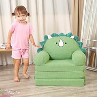 Meubles de salle de jeux en forme de dinosaure en peluche de dessin animé mignon pour enfants canapé de bébé assis animaux canapés de bébé chaise jouets pour enfants