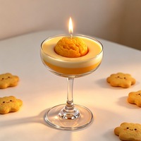 Kaffee Martini Orange Cocktail Form Kerze Kreatives Frucht-Geschenk Heimdekoration Bestseller Duftkerzen