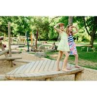 Aire de jeux en bois pour enfants et adultes, jeux éducatifs en bois