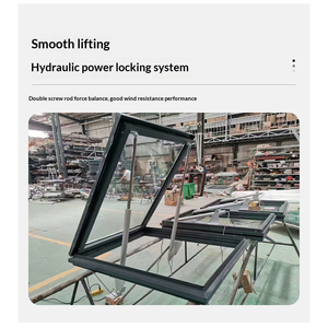 Puits de lumière électrique moderne de luxe avec télécommande, <span class=keywords><strong>trappe</strong></span> de toit intelligente en alliage d'aluminium avec moustiquaire intégrée et <span class=keywords><strong>isolation</strong></span> thermique pour - Product Image 3