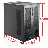 Estación de Trabajo en Torre de Alto Rendimiento con Servidor de CPU Dual AMD Epyc 7003/7002 y 6 Tarjetas GPU PCIe4.0 de 600W y Servidor en Torre