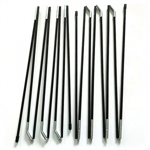 Foldable Bend Shape Fiberglass Camping Tent Poles Hollow Glass Fiber <b>Rods</b> - Product Image 1