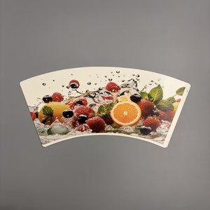 Material de Papel Premium con Estampado de Frutas, Apto para Alimentos, Recubierto de PE, para Vasos de Café y Té para Llevar de Marca - Product Image 6