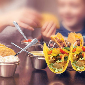 Phrase corrigée Lanejoy Wholesale Metal Taco Holder Set avec 3 compartiments et boîte à hot-dog Tray Parfait pour servir des tacos - Product Image 3
