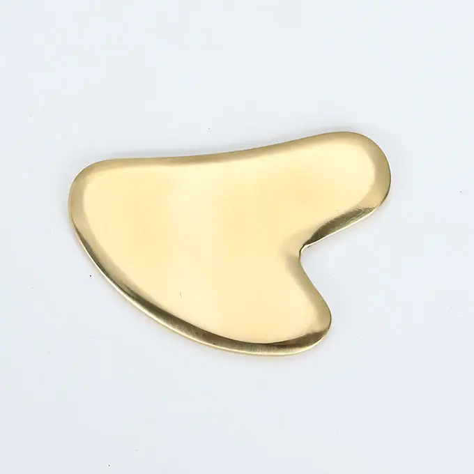 2024 prodotto di vendita calda Logo personalizzato in metallo Guasha corpo cura della pelle a forma di cuore guasha strumento per il viso guasha massaggiatore