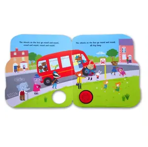 New Design Colorful Printing Children's Button Sound Talking Books