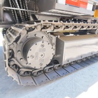 Foreuse hydraulique rotative sur chenilles pour puits d'eau, 11000 Nm de couple, 500 m de profondeur
