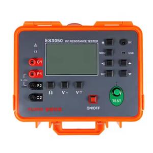 Testeurs de résistance de construction métallique FUZRR ES3050, ohmmètres, plage 0,01-1200 Ohm, écran LCD, ISO CE OEM - Product Image 1