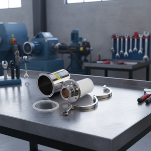 Filtre à air/gaz en acier inoxydable 304 316L de qualité alimentaire, 0,2 micron, pour réservoir de stockage d'eau pure - Product Image 3