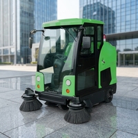 Balayeuse de sol industrielle électrique autopropulsée DQS19C 48V 4800W 120L pour routes, parkings, hôtels