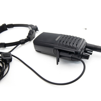 Harga Murah Penjualan Terbaik Earphone Radio Walkie Talkie Kabel 2.5MM 3.5MM PTT Headset untuk Walkie-Talkie