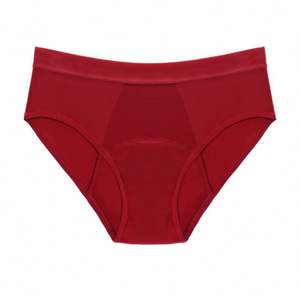 I-0139 Large Size Sexy Multi-color 4 Layers Menstrual <b>Underwear</b> Breathable Panties <b>Women</b> Leak-proof Period Panties - Product Image 5