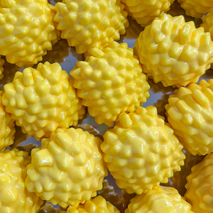 Crunchy Durian-<b>shaped</b> Building <b>Block</b> Squeeze Ball Custom Handmade Crunchy-sounding Stress-relief Toy Cross-border - Product Image 6