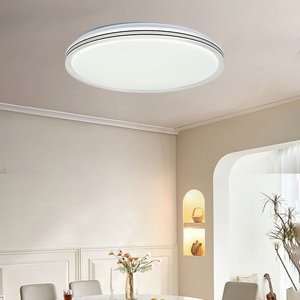 ไฟเพดาน <span class=keywords><strong>LED</strong></span> 120W 220V ขนาด 50 ซม. ปรับแสงได้สามสี แผงเหล็กป้องกันแสงสีฟ้า สำหรับตกแต่งบ้าน ห้องนอน ห้องนั่งเล่น - Product Image 4