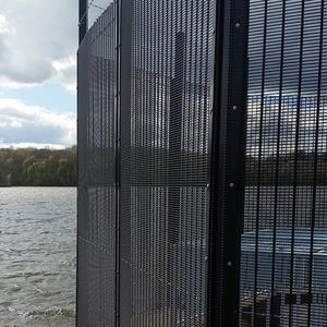 Clôture en acier inoxydable haute sécurité 358, conception anti-escalade, écrans de confidentialité à double revêtement, clôture routière pour infrastructures critiques - Product Image 3