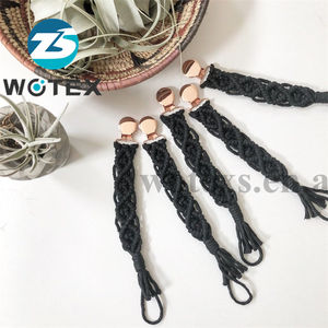 BP014 Eco-friendly di buona qualità colorato a mano Macrame Ciuccio Clip di Baby Shower Regalo <span class=keywords><strong>Makrame</strong></span> Clip Del Bambino - Product Image 5