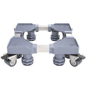 Support de base réglable en hauteur pour machine à laver Qinfeng avec roulettes, antidérapant, pour réfrigérateur et lave-linge - Product Image 1