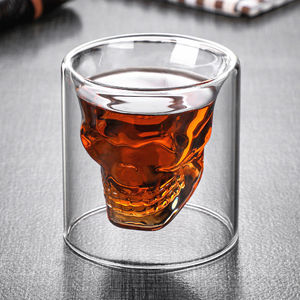 Vaso con forma de <span class=keywords><strong>calavera</strong></span> para Whiskey, <span class=keywords><strong>Tequila</strong></span>, Vodka, degustación de vino, tirador, vertedor de cóctel, Jigger, 25ml - Product Image 3