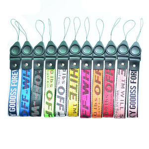Off Lanyard Cartoon Fashion Neckband Teléfono móvil Off Fashion Lanyard Id Card Charm Accesorios Mano Correa para la muñeca Cordones para teléfono - Product Image 1
