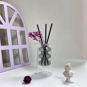 Vase à bougie de style européen et américain simple Vase de décoration de bureau en céramique à la main - Product Image 3