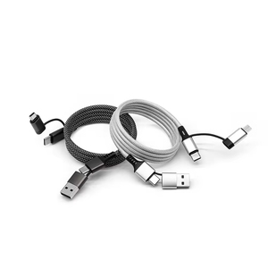 Vente en gros Nylon <span class=keywords><strong>USB</strong></span> <span class=keywords><strong>C</strong></span> PD 60W Charge rapide magnétique auto-bobine 3A Charge rapide <span class=keywords><strong>C</strong></span>âble de données pour IOS Mobile - Product Image 4