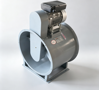 Ventilateur axial à moteur externe KT40 pour la ventilation des conduits industriels, adapté aux cabines de peinture, entrepôts, ateliers, extraction de fumée et de poussière