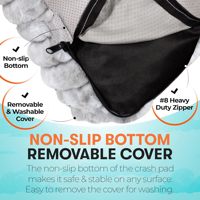 TenderPlayful Blocs de mousse doux personnalisés, coussins de protection pour les enfants, jeu sensoriel avec housse amovible lavable