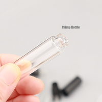 Petit emballage en verre cosmétique de brume fine de voyage portatif 2ml 3ml 5ml 10ml bouteille de parfum vide de jet de sertissage