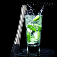 Besafe Acier Inoxydable Maison Cuisine Bar Accessoires Boisson Pilon pour Broyeurs à Glace Faire Cocktail Limonade boisson aux fruits