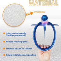 Avion en mousse géant à LED pour enfants, jouet d'extérieur anti-chute, planeur acrobatique à lancer à la main, vente chaude
