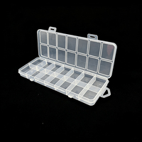 Boîte à bijoux en plastique à 14 compartiments, très vendue |   Rangement portable écologique pour colliers et bagues, capacité de 0 à 1 L
