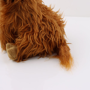Nouvelle Peluche Vache des Highlands Écossaise Tendance, Jouet Réaliste Doux et Câlin, Animal de la Ferme - Product Image 4