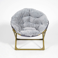 Silla de Luna de Metal personalizable directa de fábrica, diseño moderno, descanso para el almuerzo, sillón reclinable, balcón plegable, sofá perezoso para muebles para el hogar