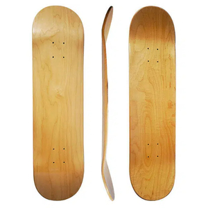 Tavola da Skateboard in Legno 31*8 Pollici, 7 Strati di Acero, Doppio Rocker, Personalizzabile con Logo, per Pittura e Decorazione - Product Image 1