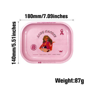 ถาดมวนบุหรี่โลหะ Ladyhornet ขนาด 140*180 มม. ถาดมวนบุหรี่โลหะลายต่างๆ - Product Image 3