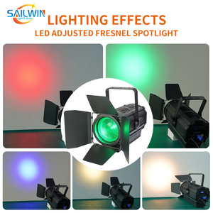 Sailwin 200W <span class=keywords><strong>300W</strong></span> DMX512 LED Fresnel ánh sáng 4in1 RGBW DJ Sân khấu Led <span class=keywords><strong>Studio</strong></span> chiếu sáng rạp hát cir90 cho sự kiện bên - Product Image 4
